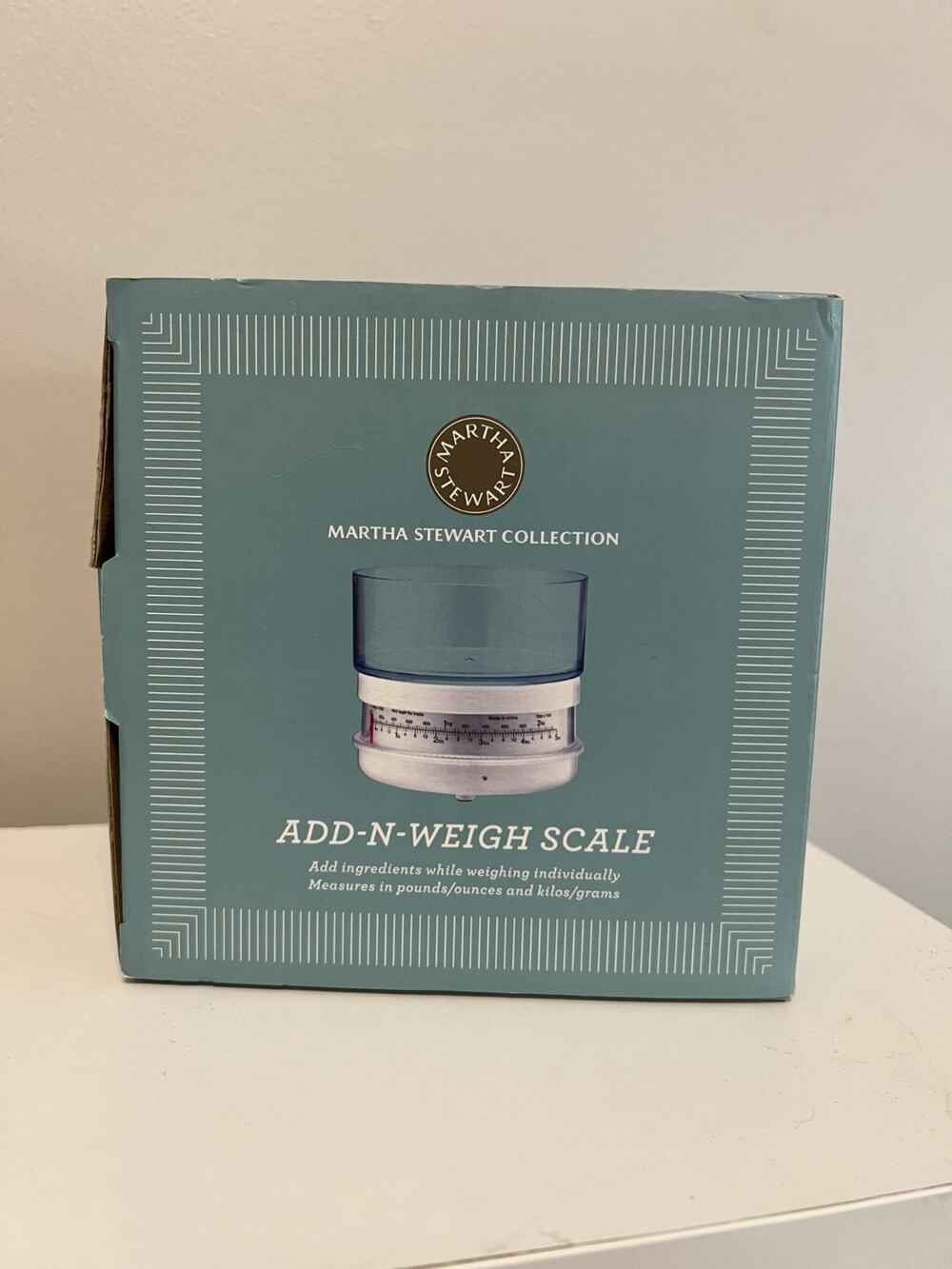Martha Stewart Collection - Add-N-Weigh Scale
